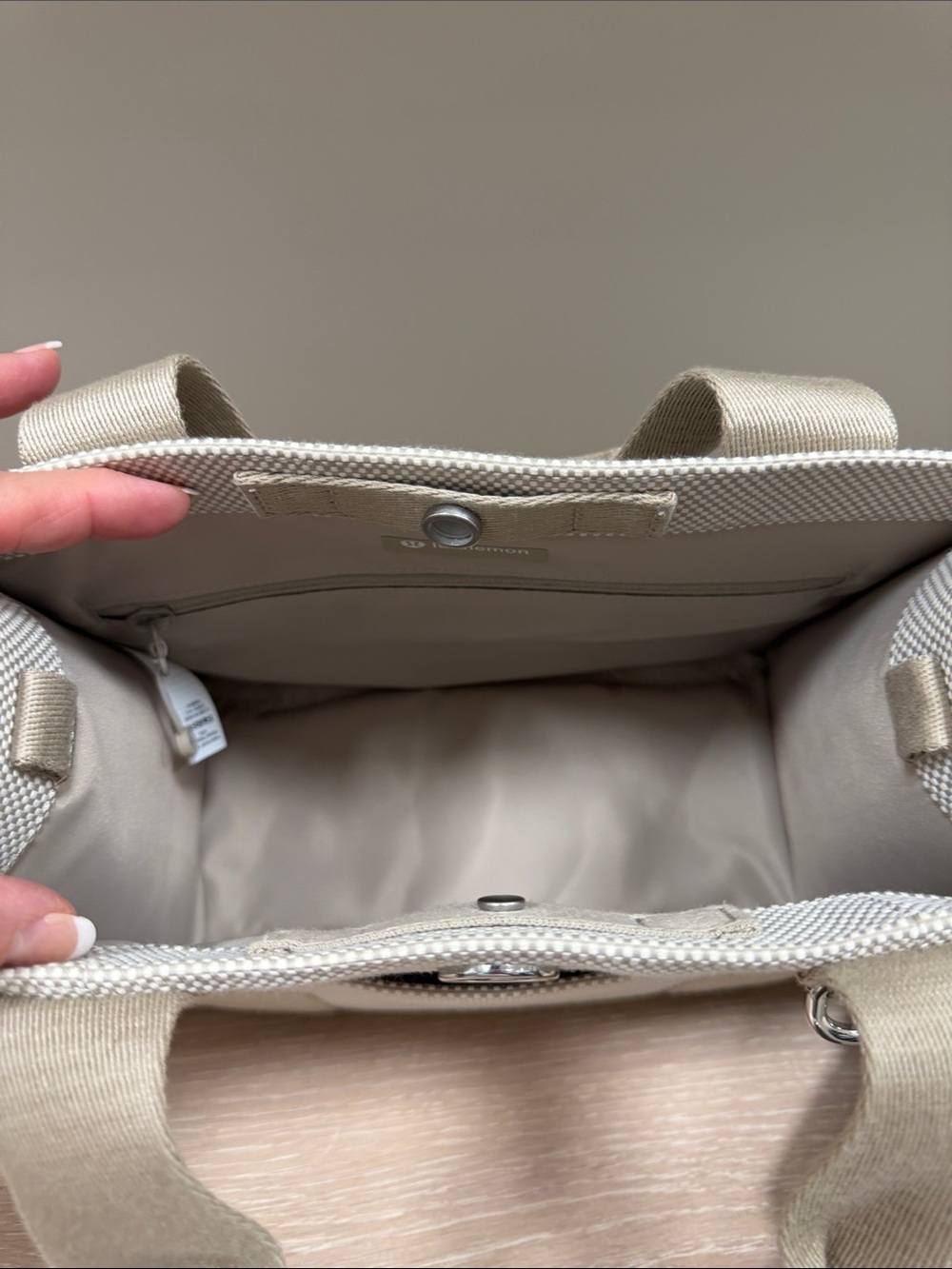 Lululemon Two tone canvas tote bag mini 4.5L - Picture 4 of 5